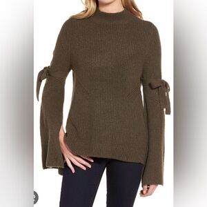 Chelsea28 bell sleeve wool blend sweater